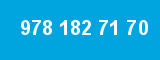 978 182 71 70 978 182 71 70